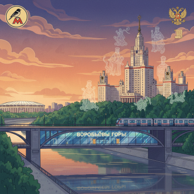 Воробьёвы горы в Москве: история, мифы и станция метро