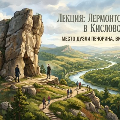 Лермонтовская скала в Кисловодске: место дуэли Печорина, виды и маршруты